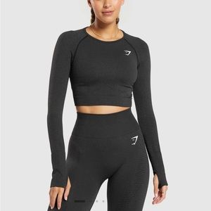 Gymshark VITAL SEAMLESS 2.0 LONG SLEEVE CROP TOP